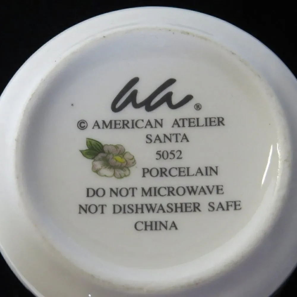 𝅺american Atelier Santa 5052 Porcelain Coffee Mug